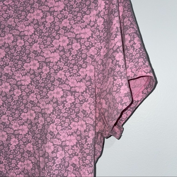 Medium Pink Floral Gap Shirt Top Blouse - Picture 5 of 8